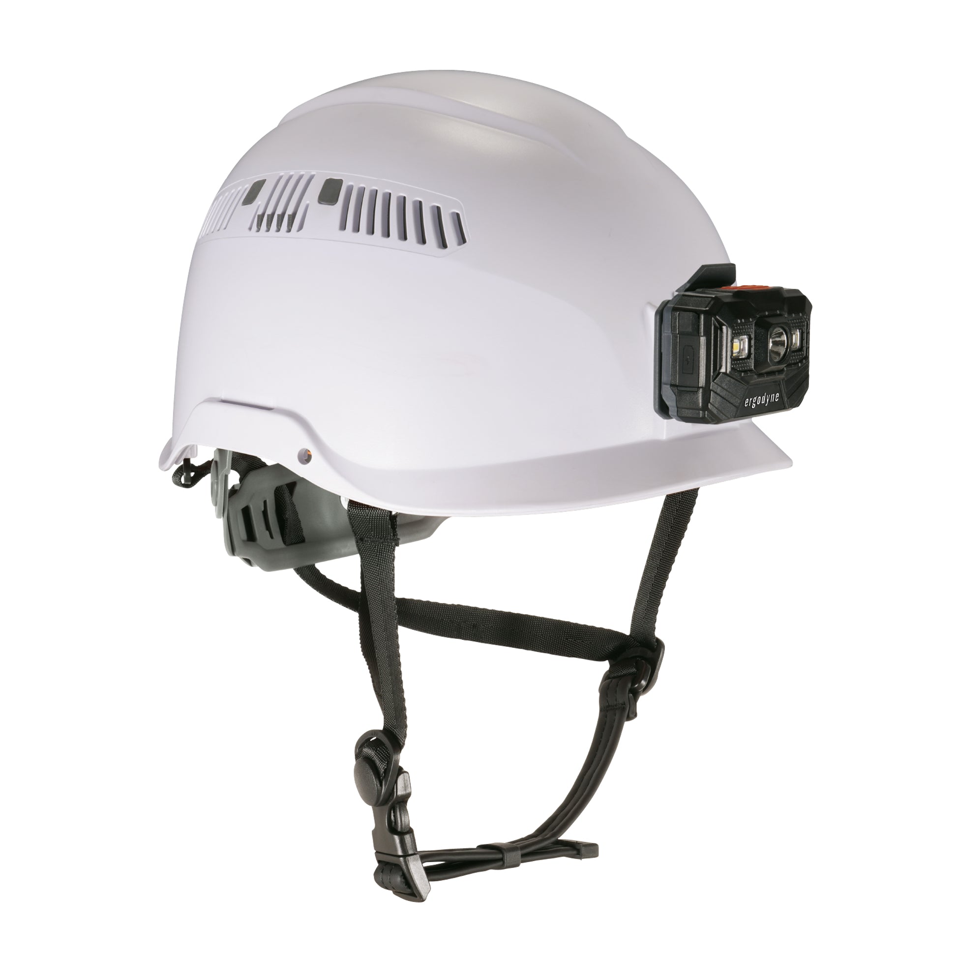 Ergodyne Skullerz 8977LED Safety Helmet with LED Light and Adjustable Venting - Type 2, Class C