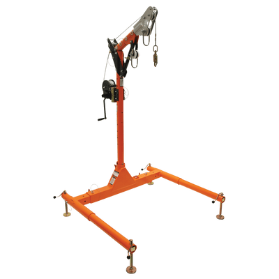 FallTech 5pc Confined Space Davit System with 12" to 29" Offset Davit Arm and Winch - 6050228W