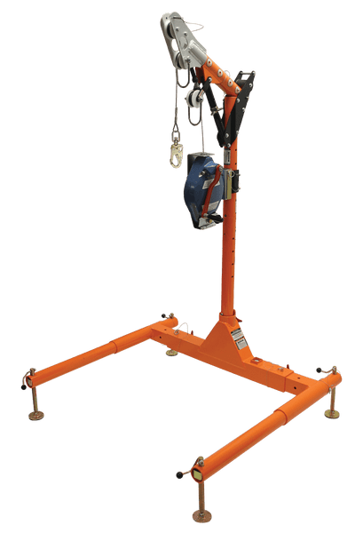 FallTech 5pc Confined Space Davit System with 12" to 29" Offset Davit Arm and SRL-R - 6050328R