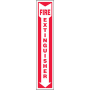 Fire Safety Sign: Fire Extinguisher 24" x 7" Plastic 1/Each - MFXG547VP
