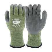 Ironcat Flame Resistant Seamless Knit TIG Welder's Glove w/Silicone Coating - Green - 12/PR - 6100