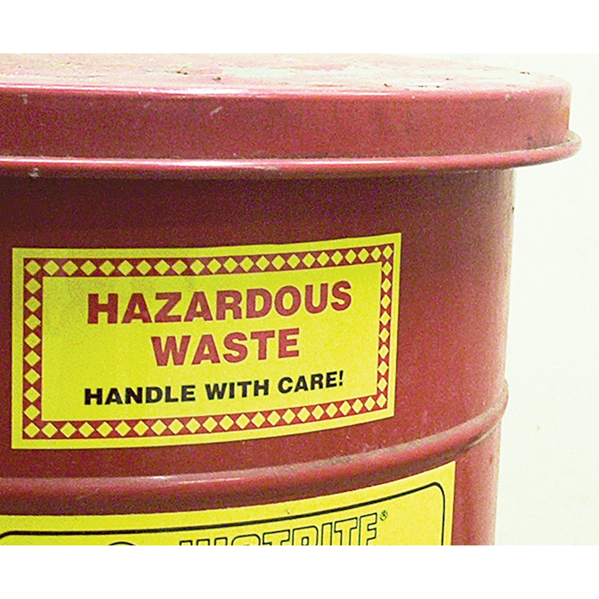 Waste Accumulation Container Safety Label: Hazardous Waste 6" x 11" Adhesive-Poly Sheet / - MHZW22EVP