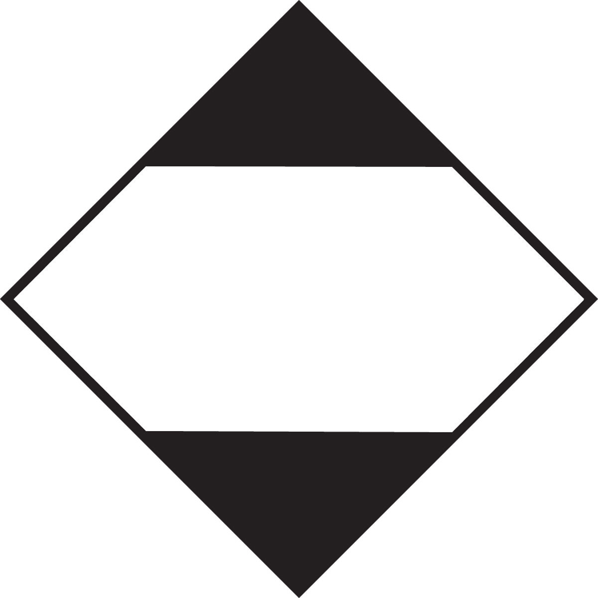 DOT Placard: Limited Quantity - Land Or Sea Transportation 10 3/4" x 10 3/4" Adhesive Vinyl / - MPL909VS50