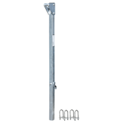 FallTech 5' Bolt-on Ladder Stanchion Anchor with 5" Overhead Offset - 6160505