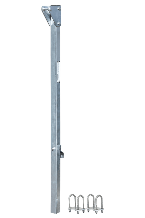 FallTech 5' Bolt-on Ladder Stanchion Anchor with 5" Overhead Offset - 6160505