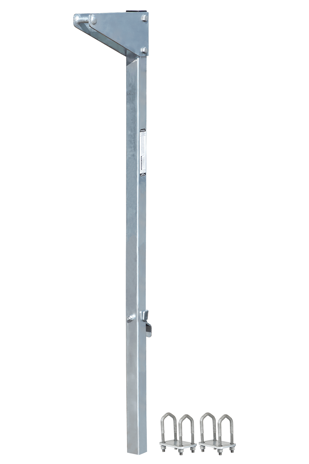 FallTech 10' Bolt-on Ladder Stanchion Anchor with 12" Overhead Offset - 6161012