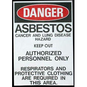 Asbestos Paper Signs 100/pack - 420-3001