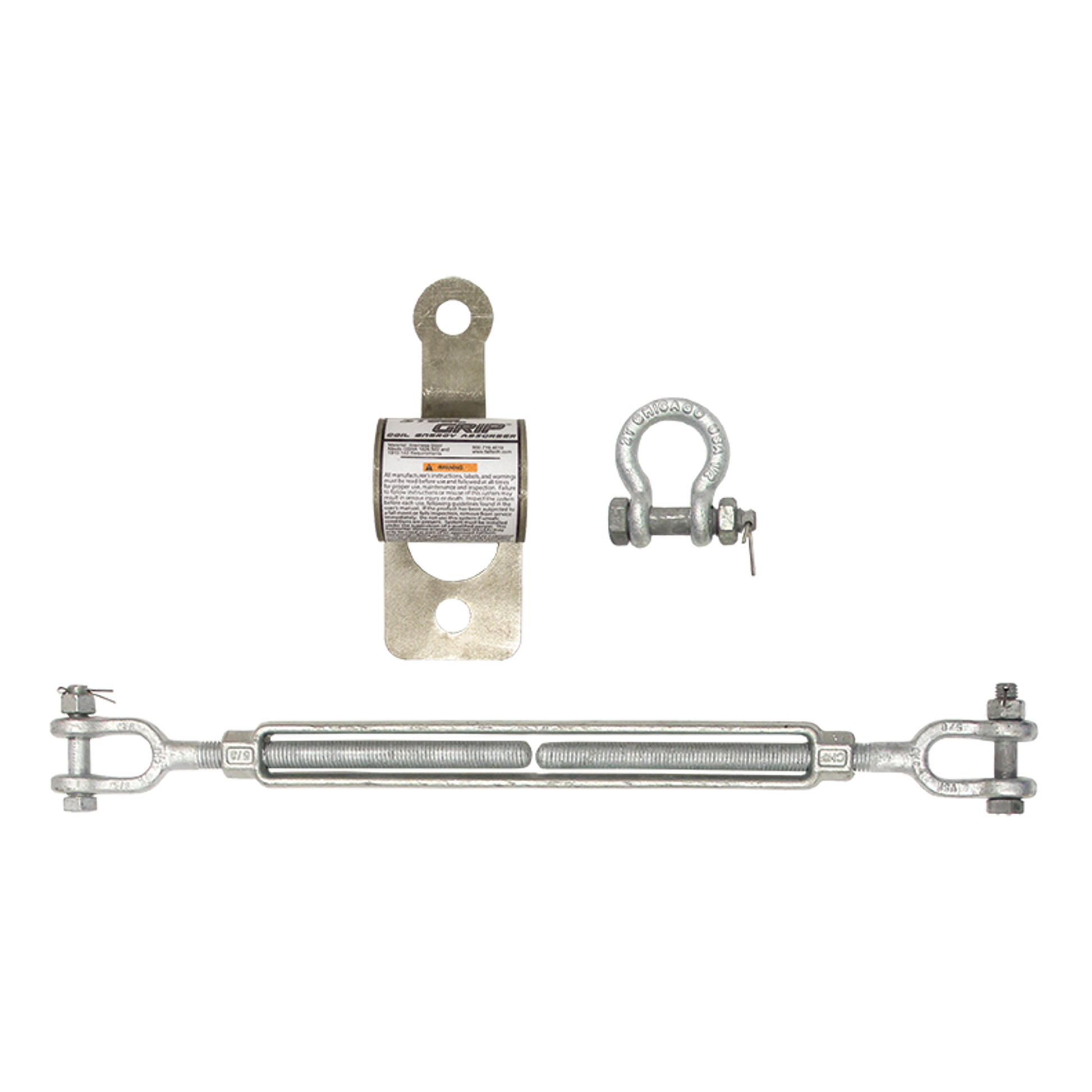 FallTech SteelGrip Cable HLL Installation Kit - 62102C