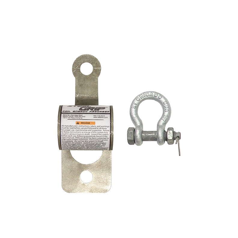 FallTech SteelGrip Cable HLL Installation Kit - 62103D