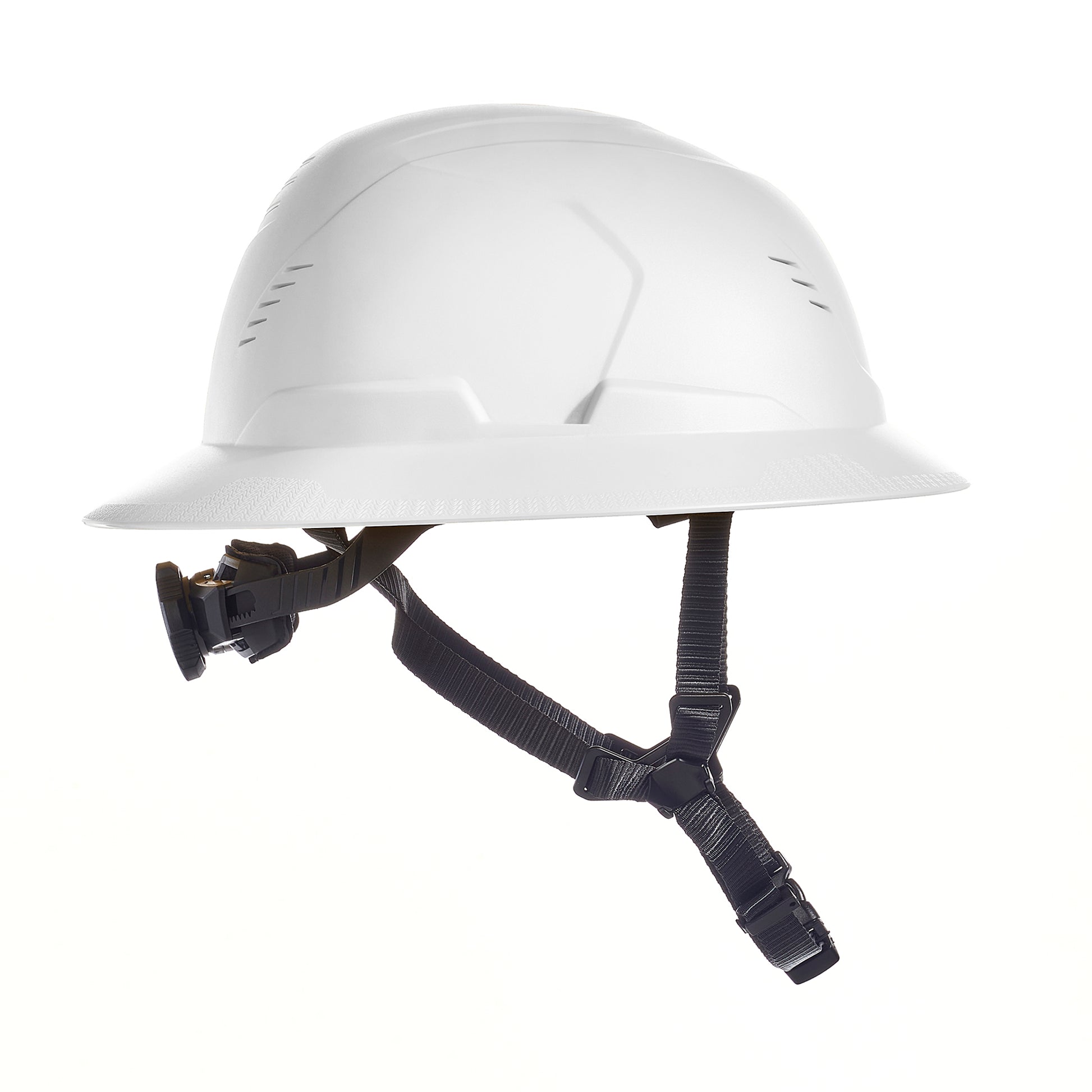 MSA V-Gard H2 Full Brim - Type II Class C Safety Helmet - Vented - White - 10250581