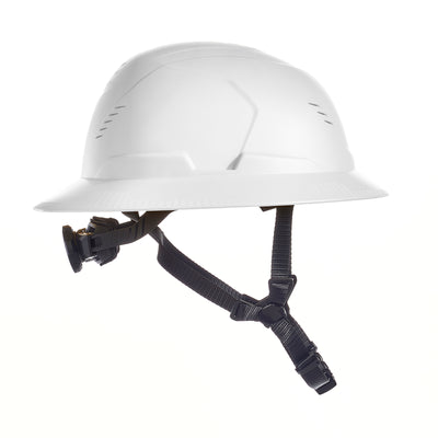 MSA V-Gard H2 Full Brim - Type II Class C Safety Helmet - Vented - White - 10250581