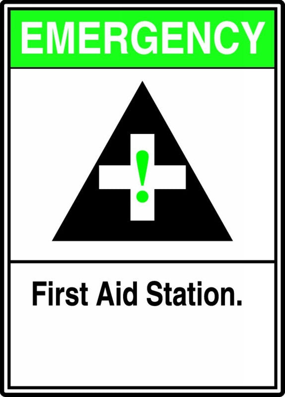 ANSI Sign 10" x 7" Adhesive Dura-Vinyl 1/Each - MRSD906XV