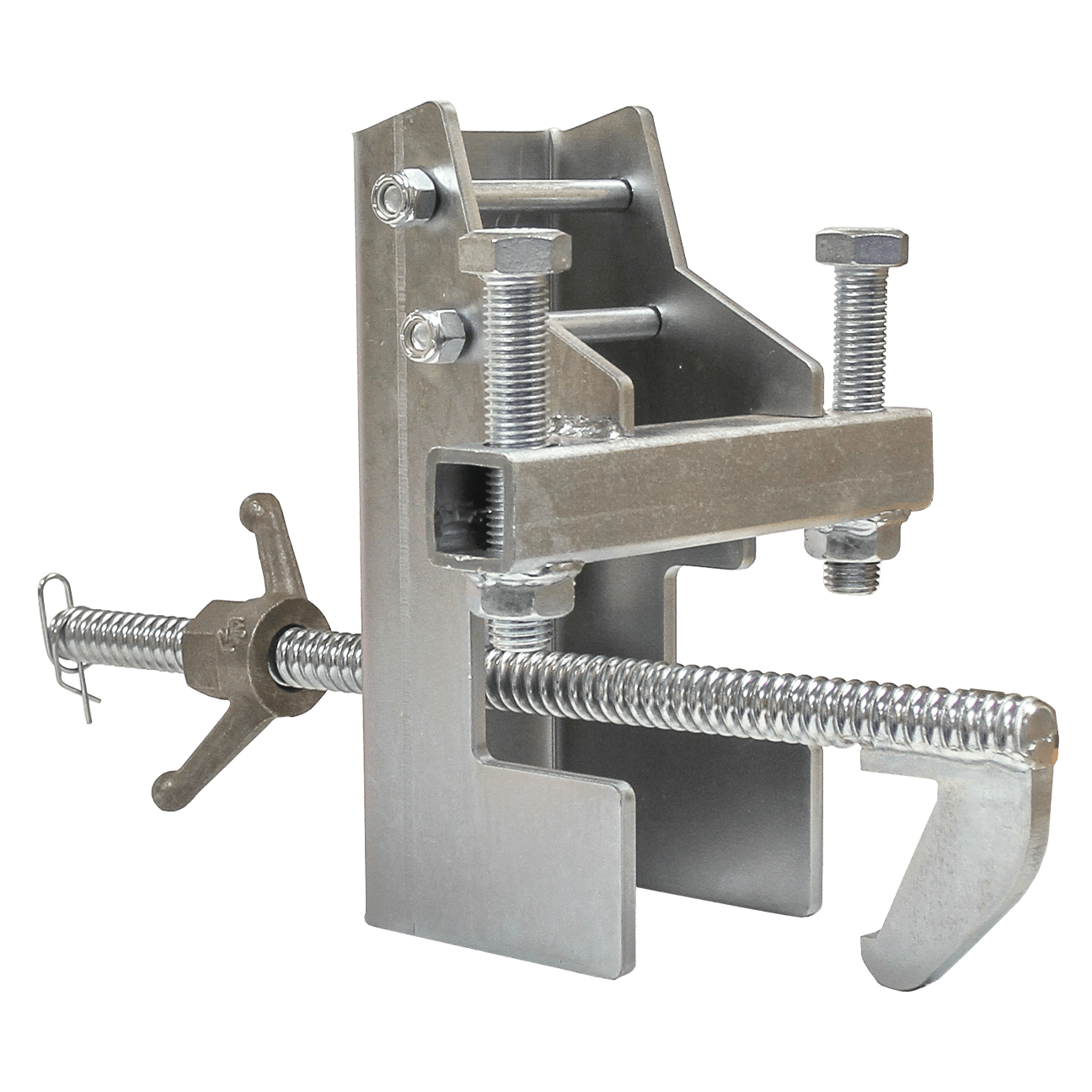 FallTech 12" I-Beam Stanchion Clamp and Base only (No Post) - 630112CB