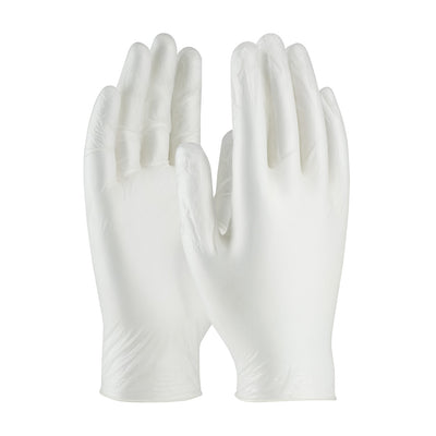 QRP QualaSheer CE Gloves Disposable Vinyl Glove  Powder Free - 4 Mil - Clear - 1/CS - VCYF09