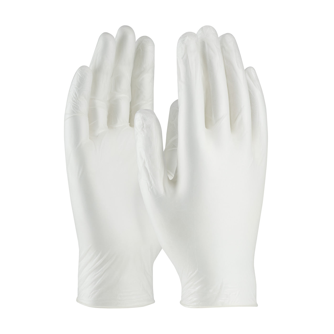 QRP QualaSheer CE Gloves Disposable Vinyl Glove  Powder Free - 4 Mil - Clear - 1/CS - VCYF09
