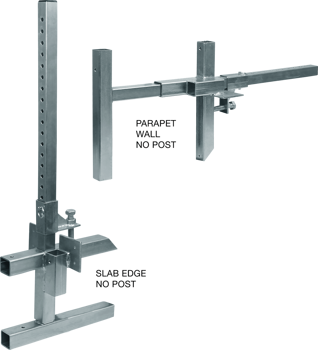 FallTech Portable Construction Guardrail Clamp only - 6402ADJ