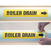 ASME (ANSI) Pipe Marker: Process Water Return - RPK581SSH