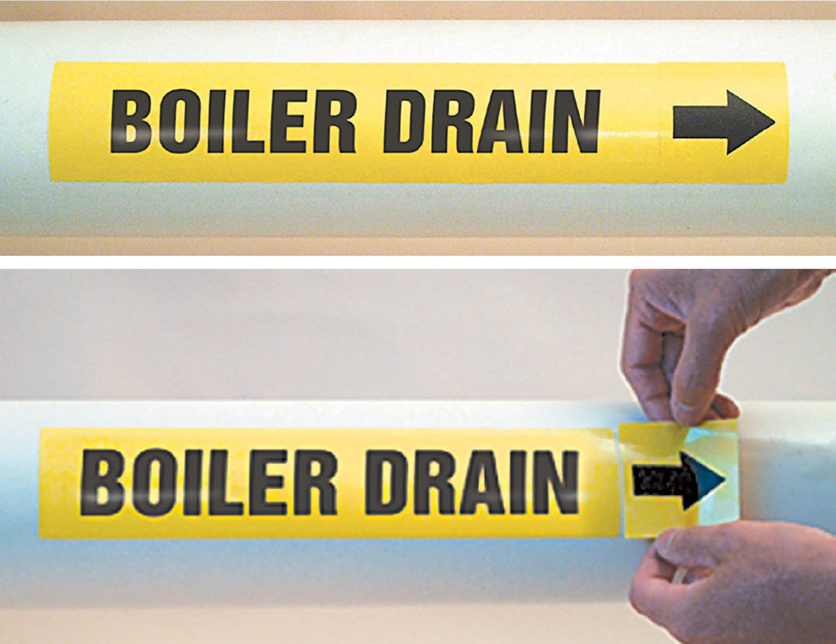 ASME (ANSI) Pipe Marker: Process Water Return - RPK581SSH