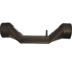 Air Systems Saddle Vent Conductive Black Poly 12" Inlet Outlet With Ground Lugs SV-18912-B