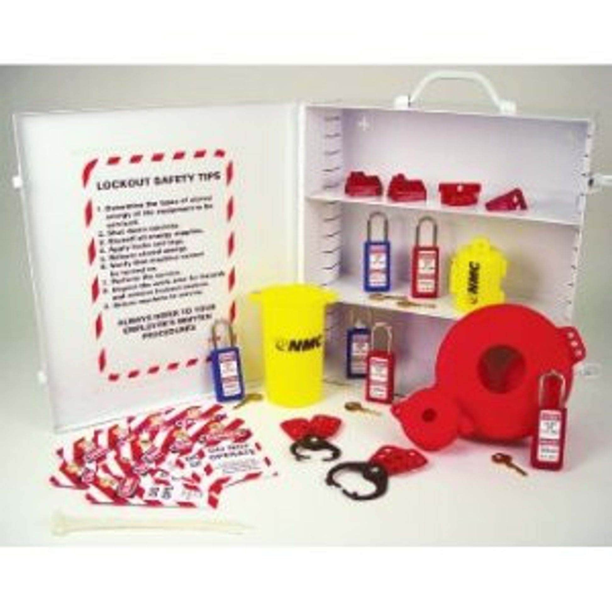 Lockout Cabinet with Supplies