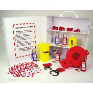 Lockout Cabinet with Supplies
