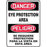 Spanish Bilingual Safety Sign 14" x 10" Plastic 1/Each - SBMPPE122VP