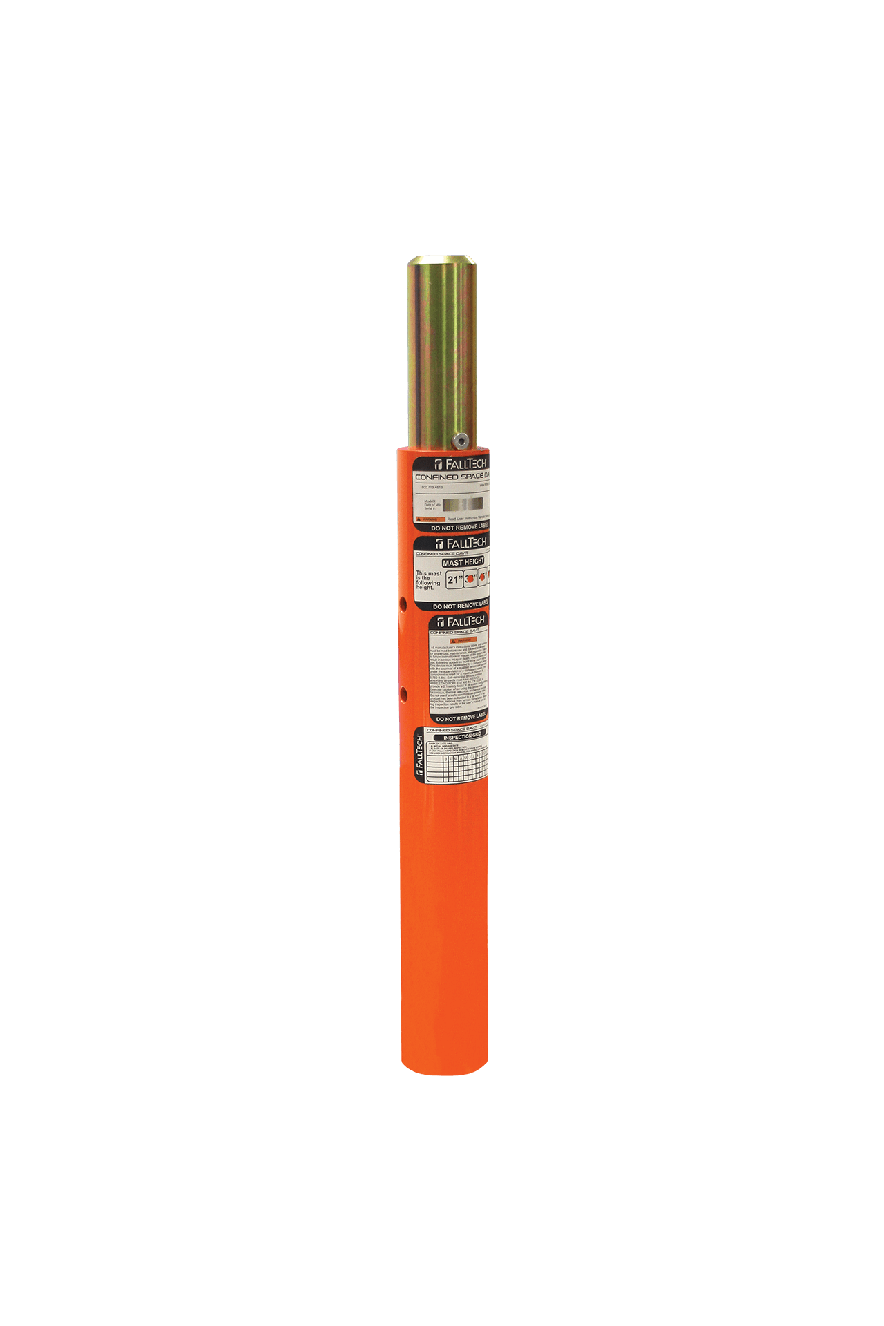 FallTech 21" Lower Mast Extension for Confined Space Davits - 6500321