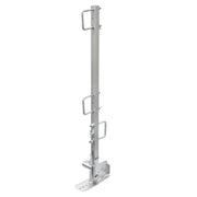 Tie Down Steep Slope Roof Guardrail Bracket, Adjustable 4/12 to 16/12 Pitch - 65014