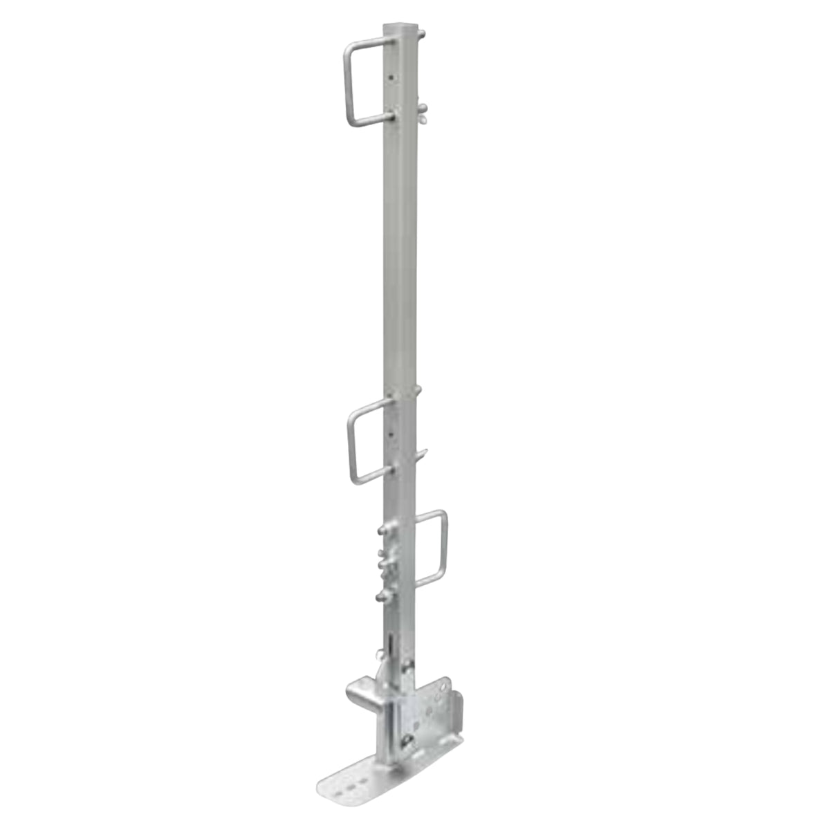 Tie Down Steep Slope Roof Guardrail Bracket, Adjustable 4/12 to 16/12 Pitch - 65014