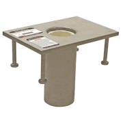 FallTech Flush-mount Stainless Steel Cast-in Fixed Davit Base - 65030CFS