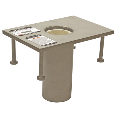 FallTech Flush-mount Stainless Steel Cast-in Fixed Davit Base - 65030CFS