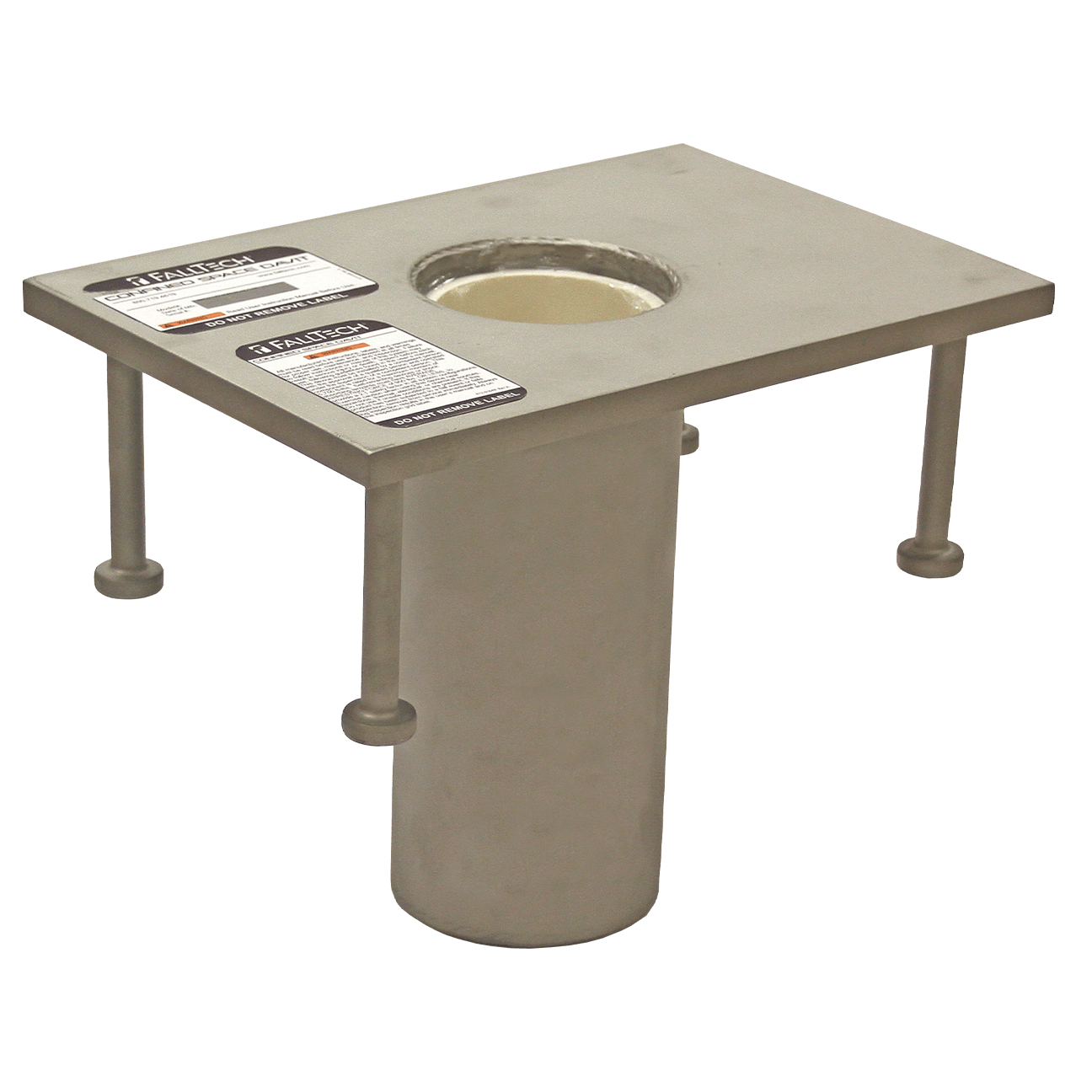 FallTech Flush-mount Stainless Steel Cast-in Fixed Davit Base - 65030CFS