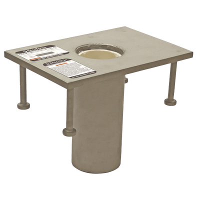 FallTech Flush-mount Stainless Steel Cast-in Fixed Davit Base - 65030CFS