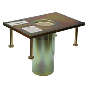 FallTech Flush-mount Plated Steel Cast-in Fixed Davit Base - 65030CFZ