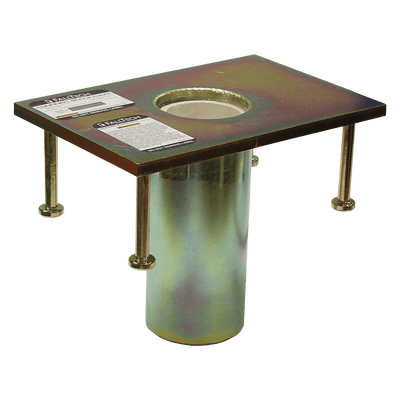 FallTech Flush-mount Plated Steel Cast-in Fixed Davit Base - 65030CFZ