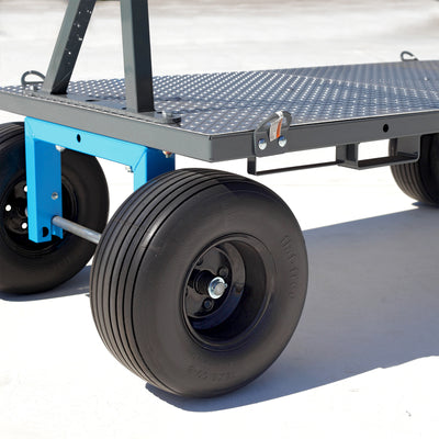 Tie Down Guardrail Material Cart, 2,000 lb. Frame Capacity - 65049