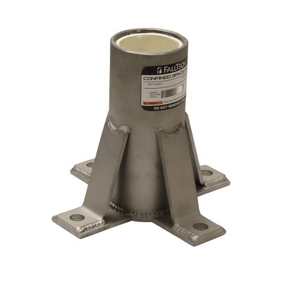 FallTech Floor-mount Stainless Steel Bolt-on Fixed Davit Base - 65060FMS