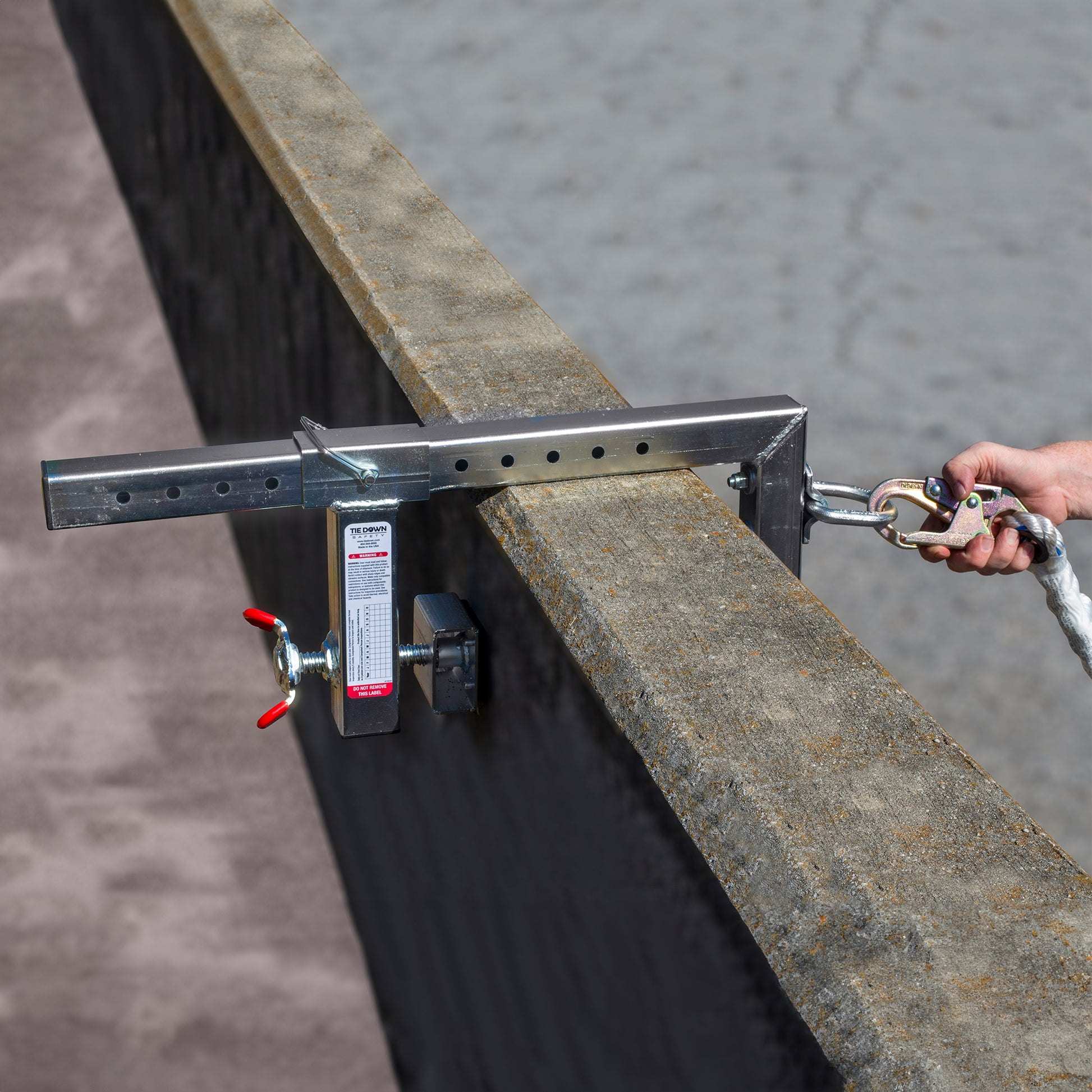 Tie Down Parapet Wall Roof Anchor, 5,000 lb. - 65077Z