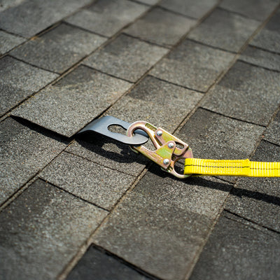Tie Down Hitch Clip Aluminum Roof Anchor, Black, 100-Pack - 65086-BK-100