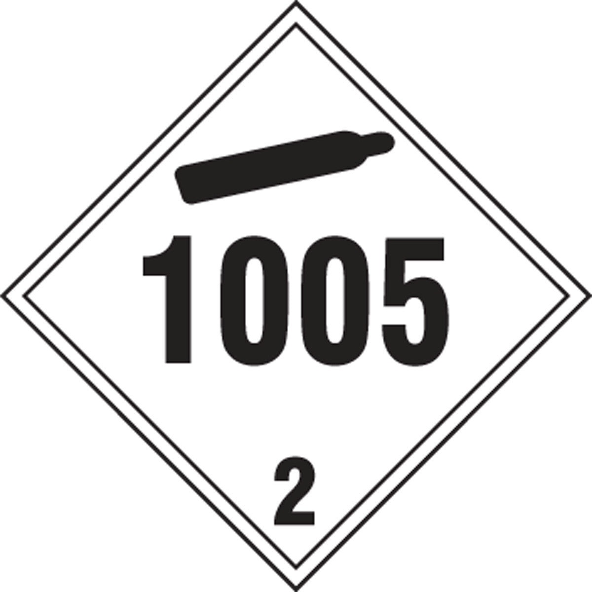 TDG Placard 273mm x 273mm (10 3/4" x 10 3/4") Magnetic Vinyl 100/Pack - TCP262MG100