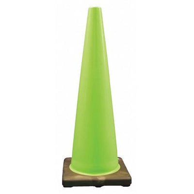28" Wide Body Lime Traffic Cone - 03-500-65