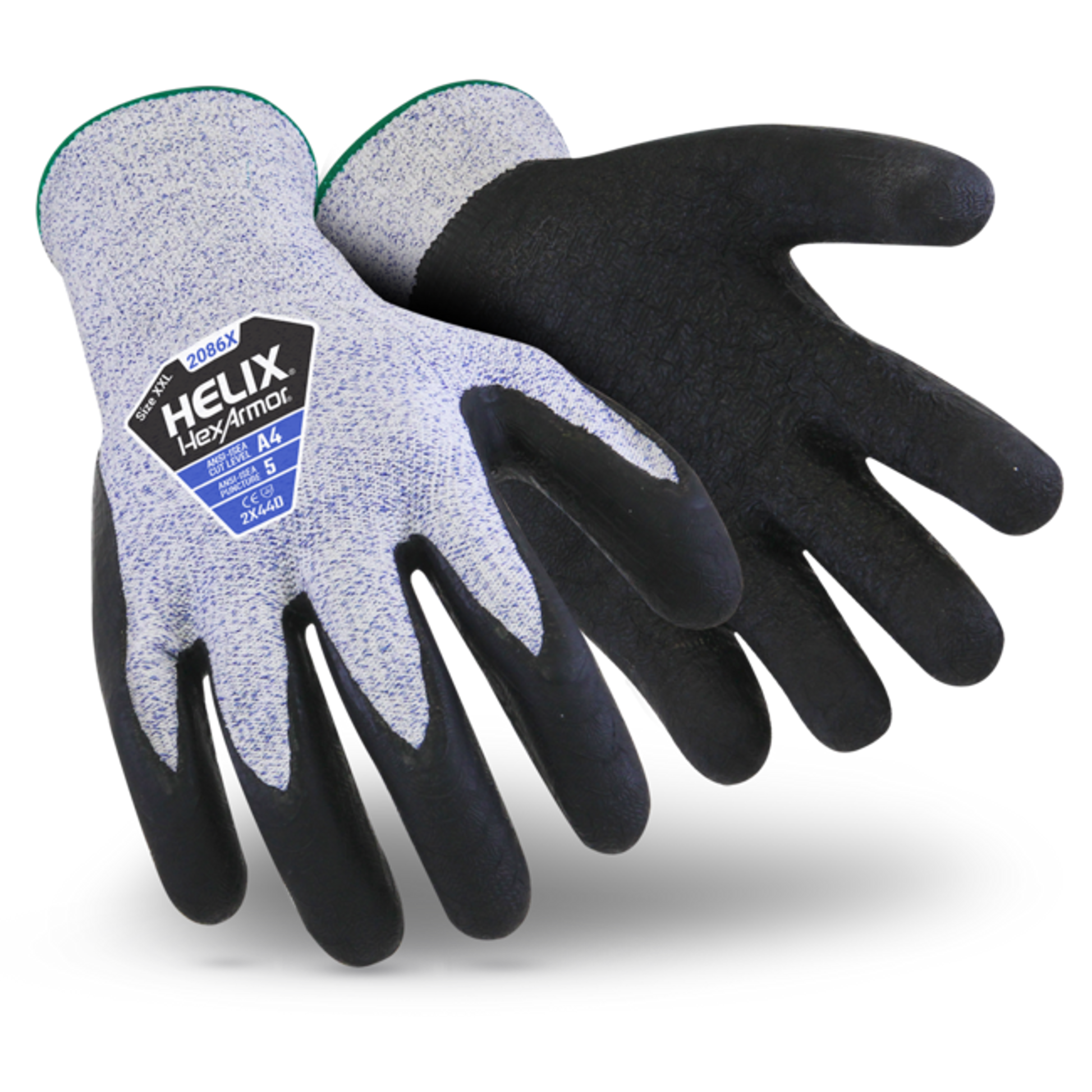 HexArmor Helix 2086X Cut A4 - CE 2X44D Gloves - Pair