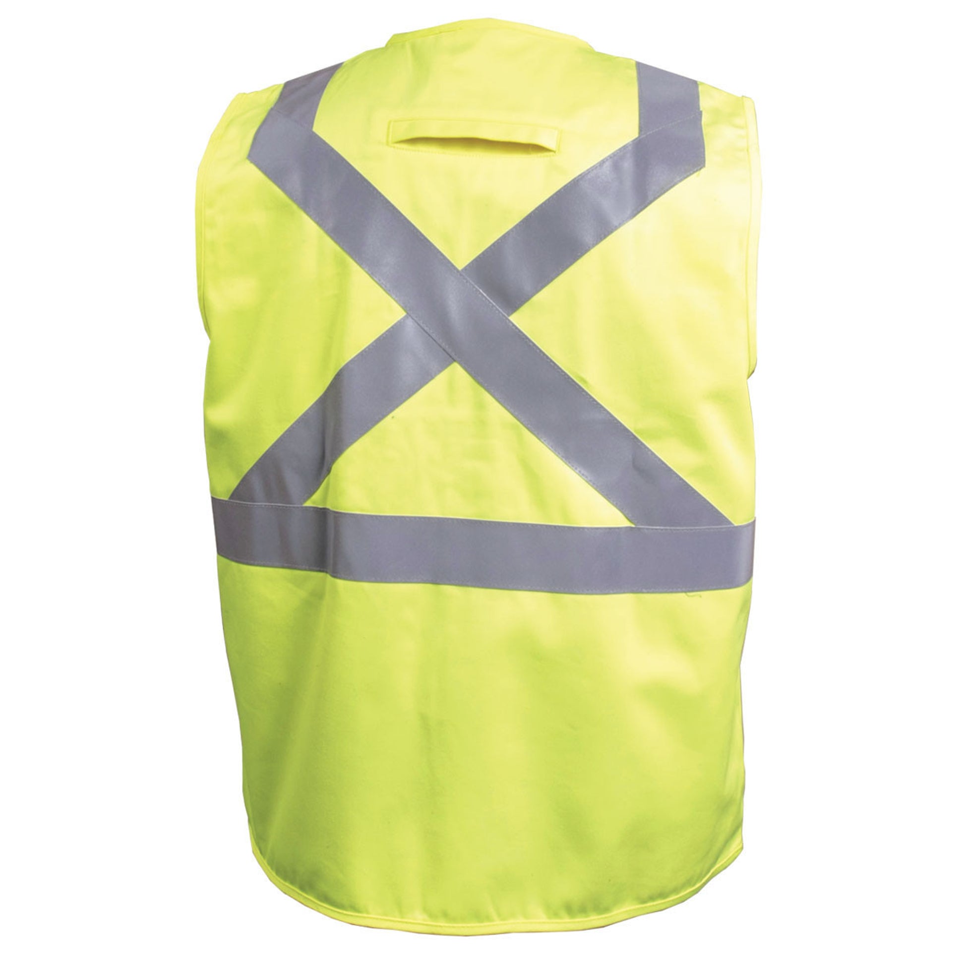 Black Stallion Hi-Vis Class 2 FR Cotton Vest - Yellow - VF1110-HY