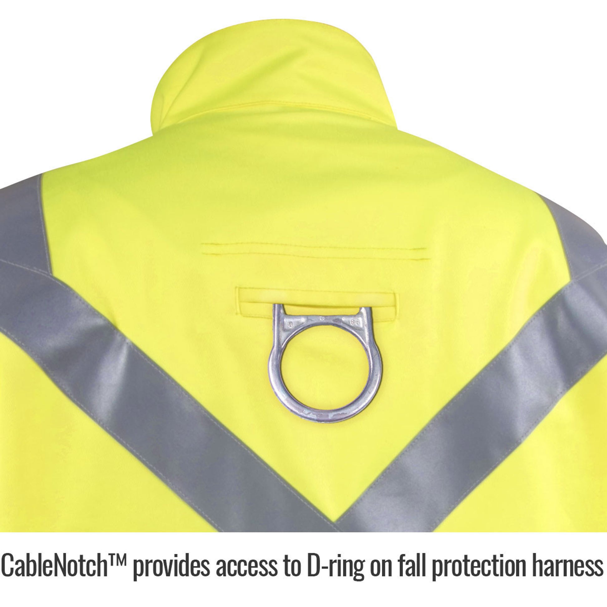 Black Stallion Hi-Vis Class 2 FR Cotton Vest - Yellow - VF1110-HY