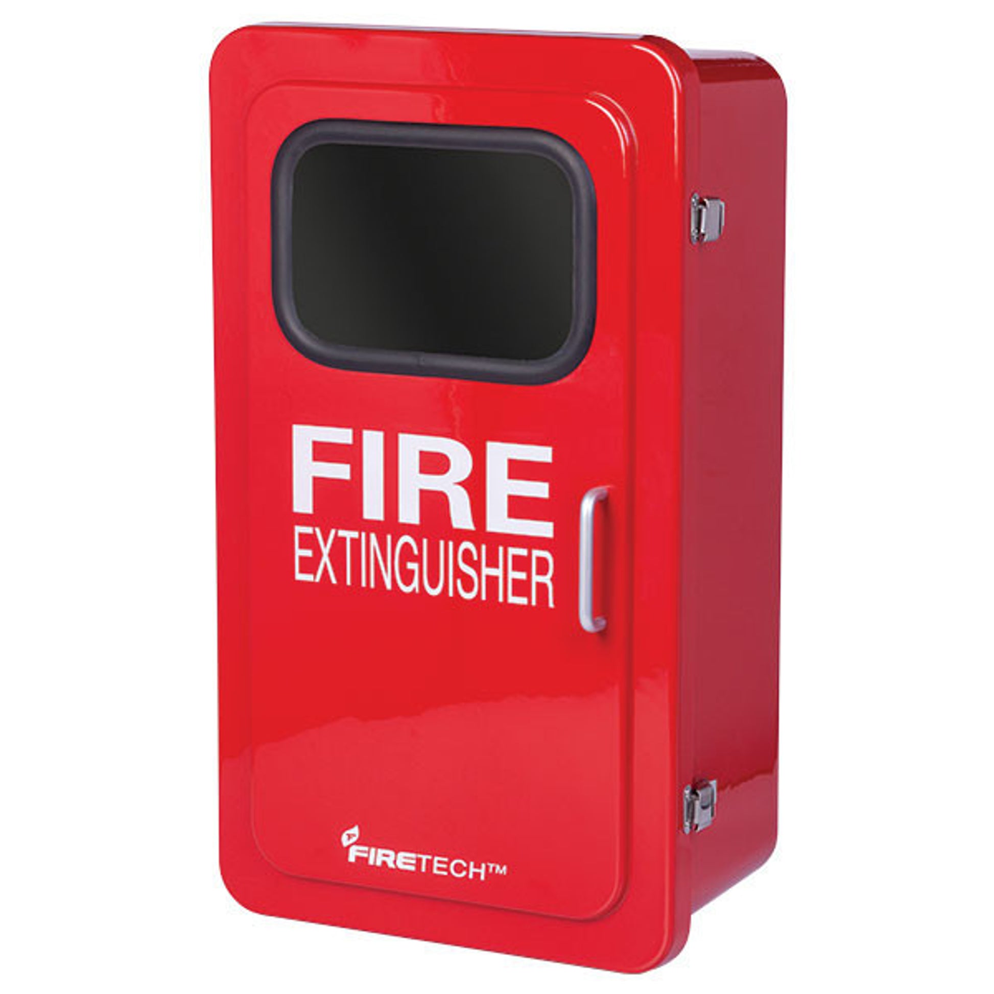 FireTech Fiberglass Extinguisher Cabinet, 27 1/8"H x 15 3/4"W x 10 1/2"D, Red, 1/Each - FGC26