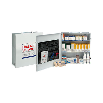 3-Shelf, 100-Person Industrial First Aid Station - 6155
