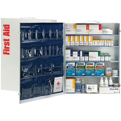 5-Shelf, 200-Person First Aid Station w/ 22-Pocket Liner - 2489OP