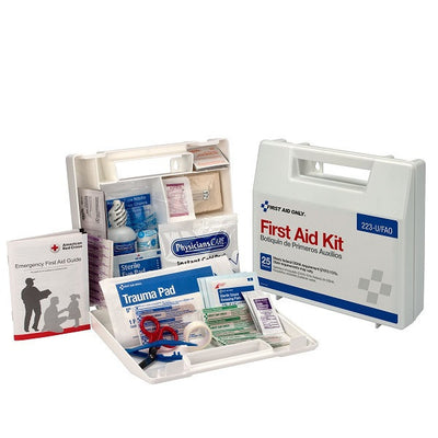 25-Person Bulk First Aid Kit w/ Dividers - 223UFAO