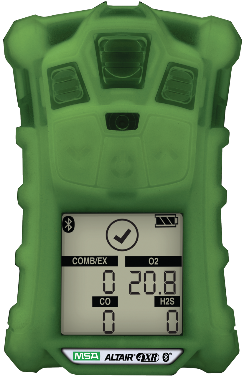 MSA ALTAIR 4XR Multigas Detector w/Glow In The Dark Case [LEL, O2, Co, H2S] - 10178558