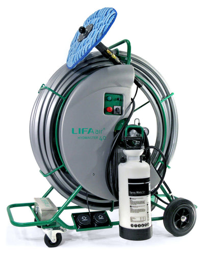 LIFA Air Hydmaster 40 Multi-Brushing Machine for HVAC Air Duct Cleaning w/ Air-Jetting & Liquid Spray